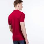 Lacoste Slim fit Stretch Cotton Piqué Grey Crocodile Polo Shirt
