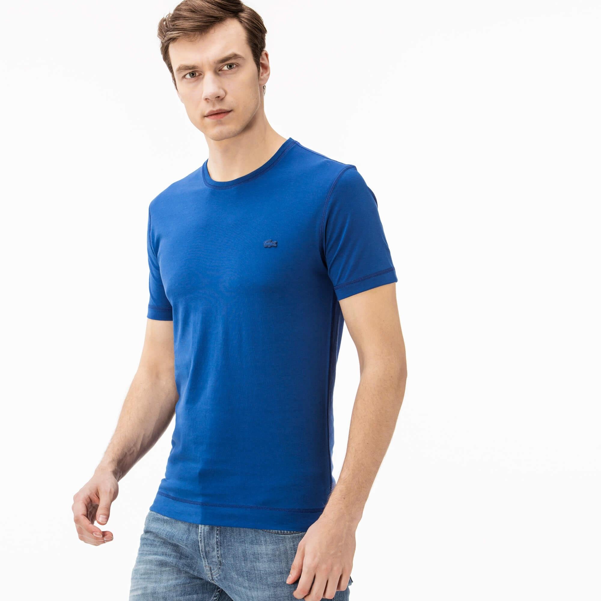Lacoste Erkek Regular Fit Mavi T-Shirt
