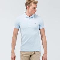 Men's Slim fit Lacoste Polo Shirt in stretch petit piquéT01