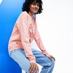 Lacoste Sport női egyszínű pamut interlock pulóverek