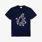 Lacoste футболка чоловіча x Keith Haring з круглим вирізом