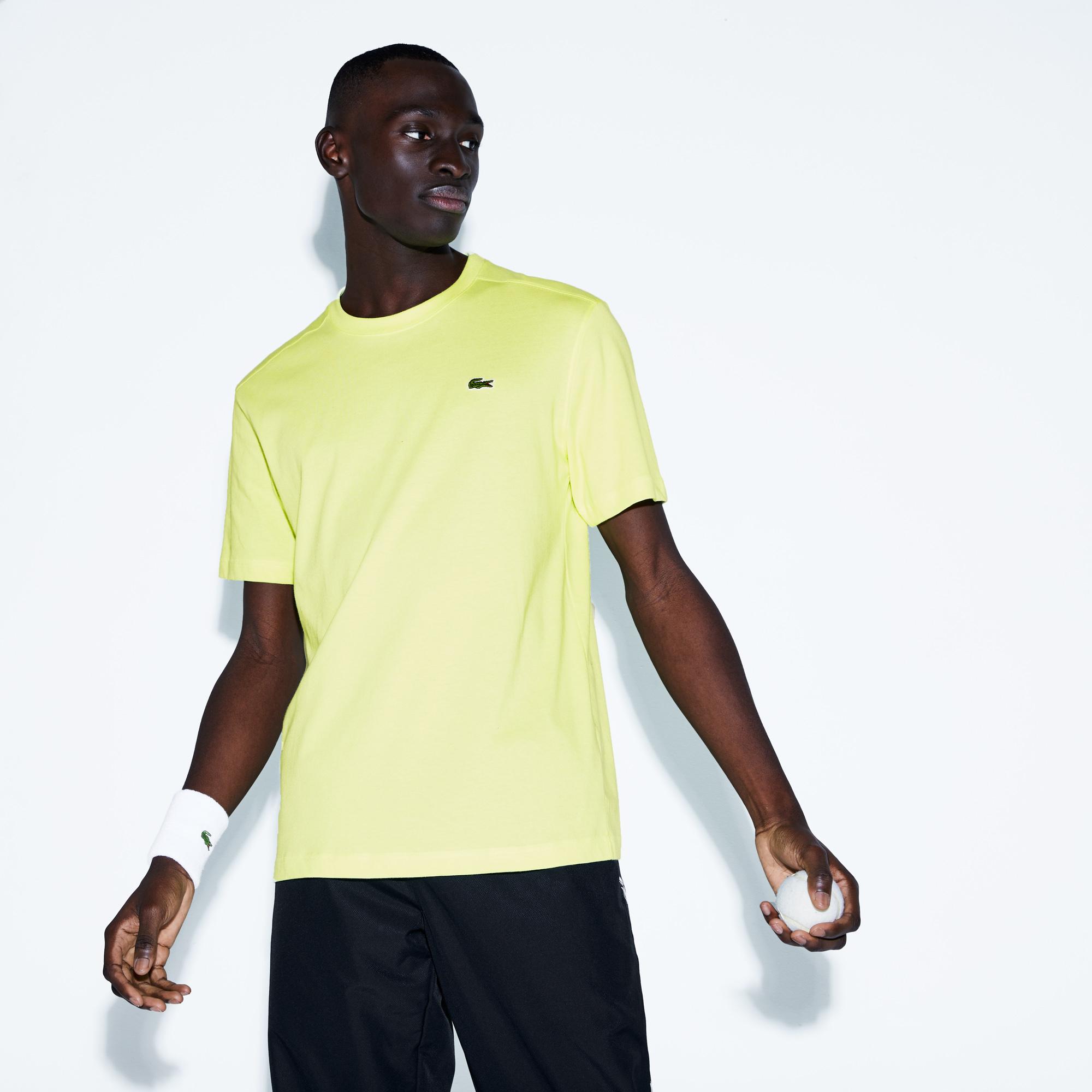 Lacoste Sport Men's Crew Neck Technical Cotton Tennis T-Shirt