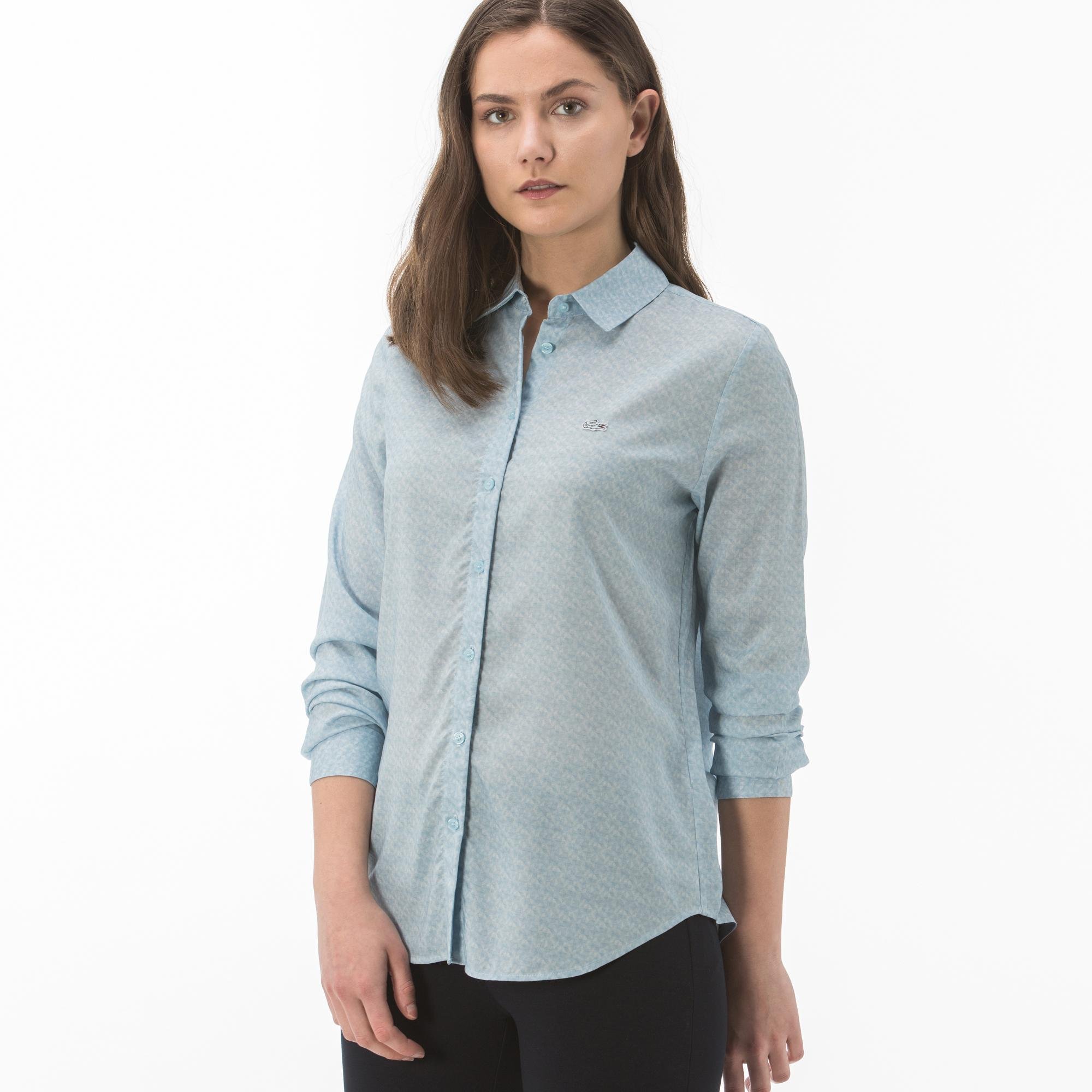 Lacoste Women's Long Sleeve Wovens Shirt