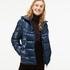 Lacoste Women's Hooded Quilted Taffeta JacketF4V