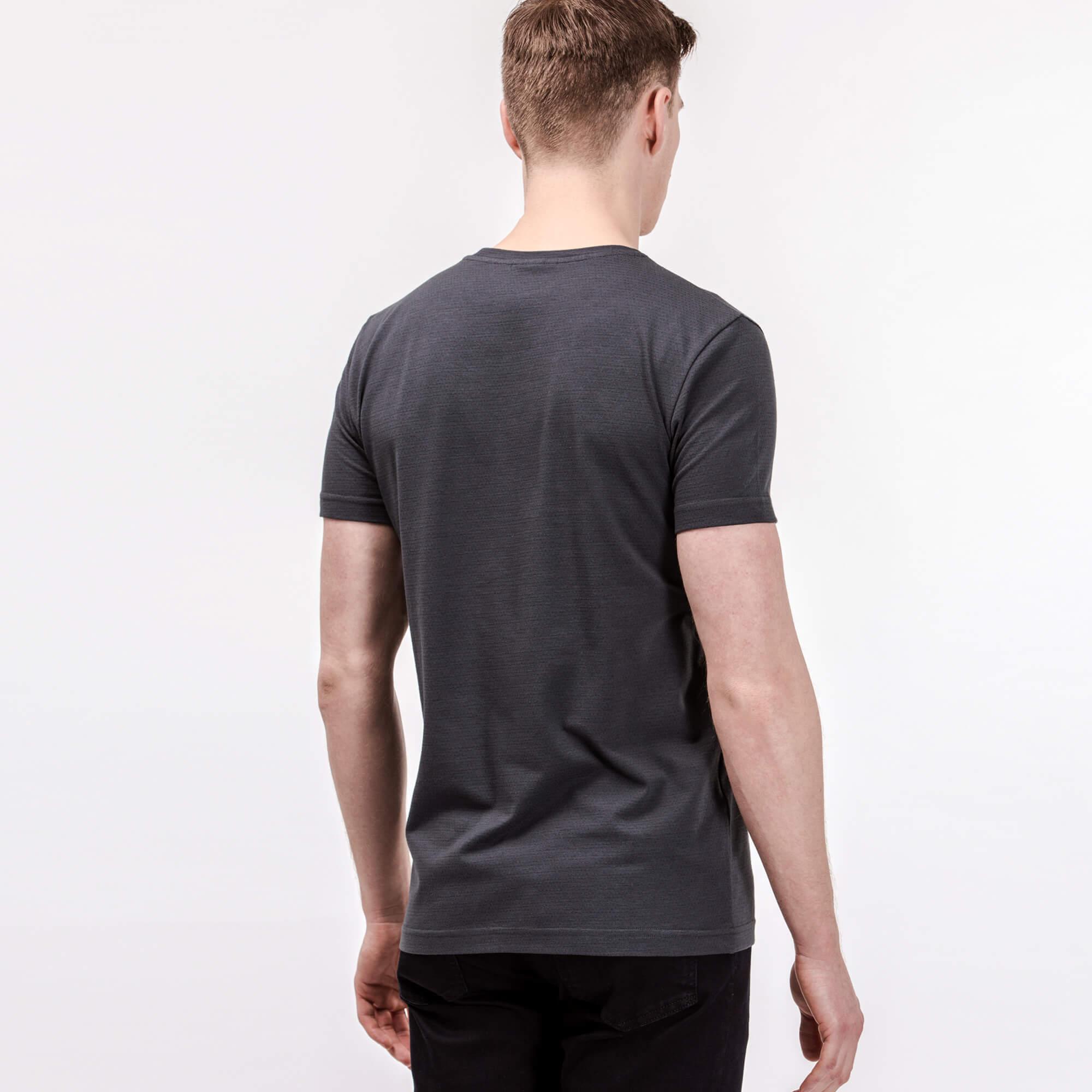 Men's Round Neck Patterned T-Shirt