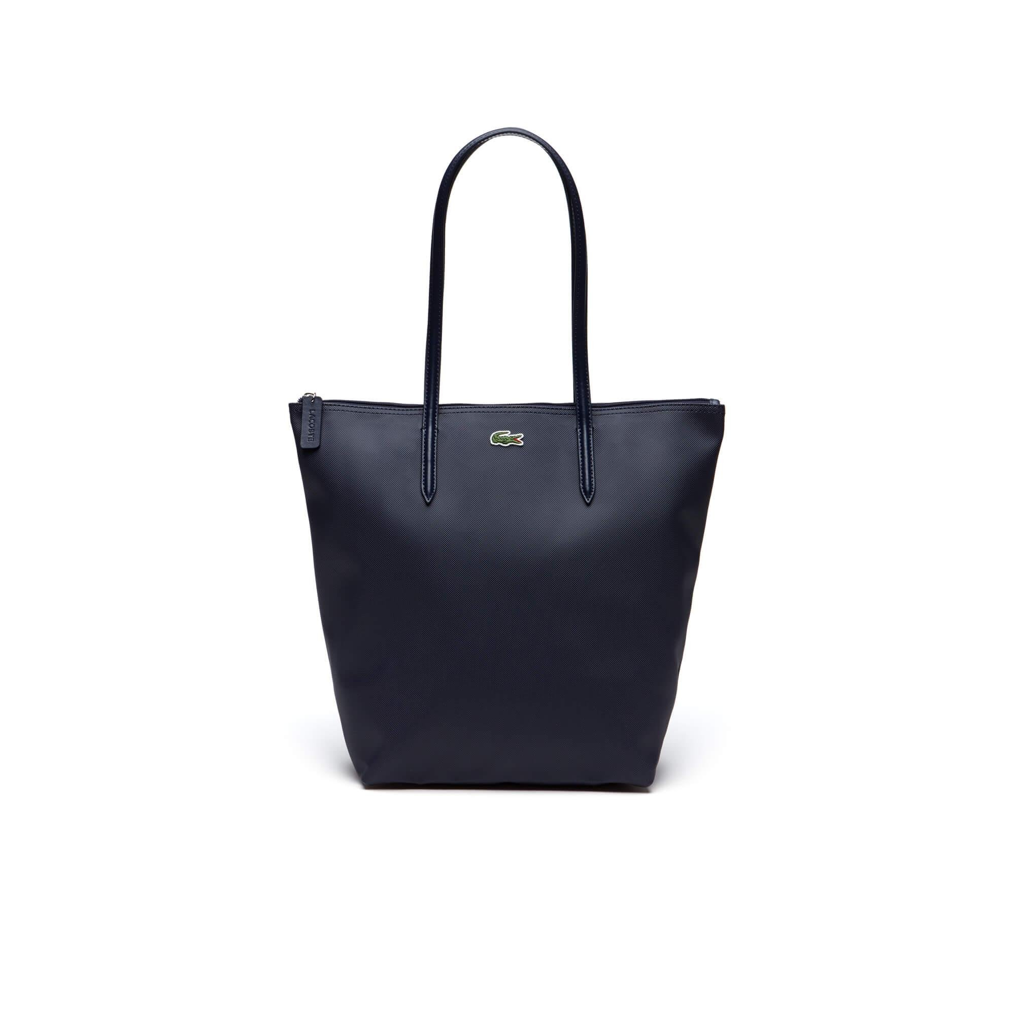 Lacoste Women's Concept Zip Tote Bag Navy color