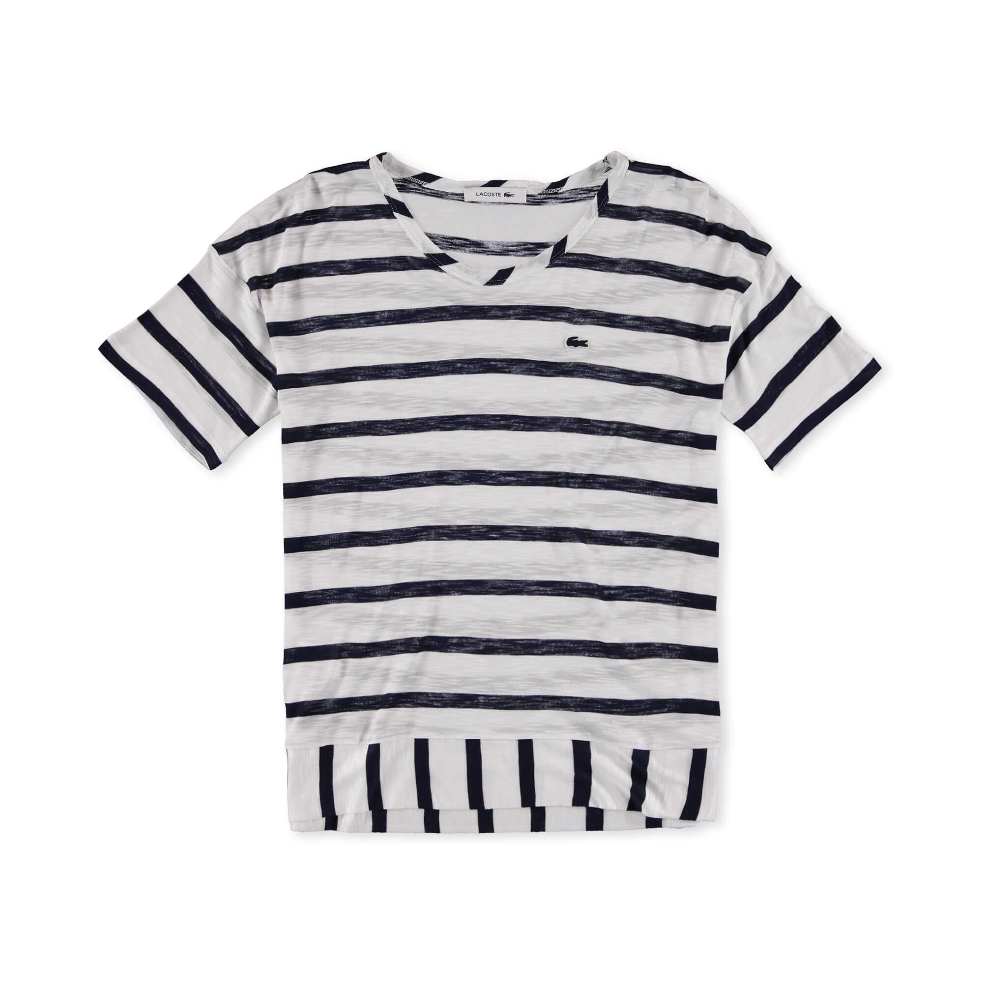 Lacoste Women's Striped T-Shirt