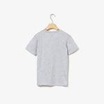 Detské tričko Lacoste bez goliera z bavlnenej tkaniny