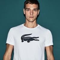 Lacoste Men's Sport Oversized Crocodile Technical Jersey Tennis T-Shirt522