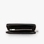 Lacoste Men's Fitzgerald Smooth Leather Large Zippered Wallet