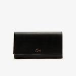 Lacoste Women's Chantaco Bicolour Piqué Leather 6 Card Wallet