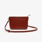 Lacoste Women's Chantaco Colourblock Piqué Leather Shoulder Bag