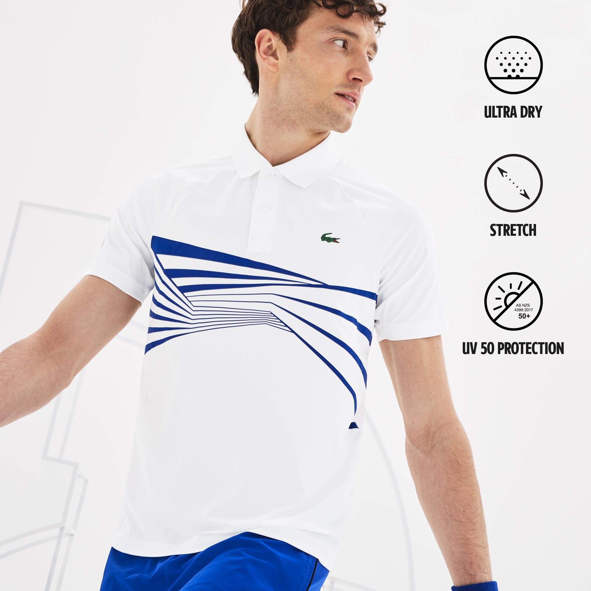 Lacoste Men's Sport Novak Djokovic Jersey Polo