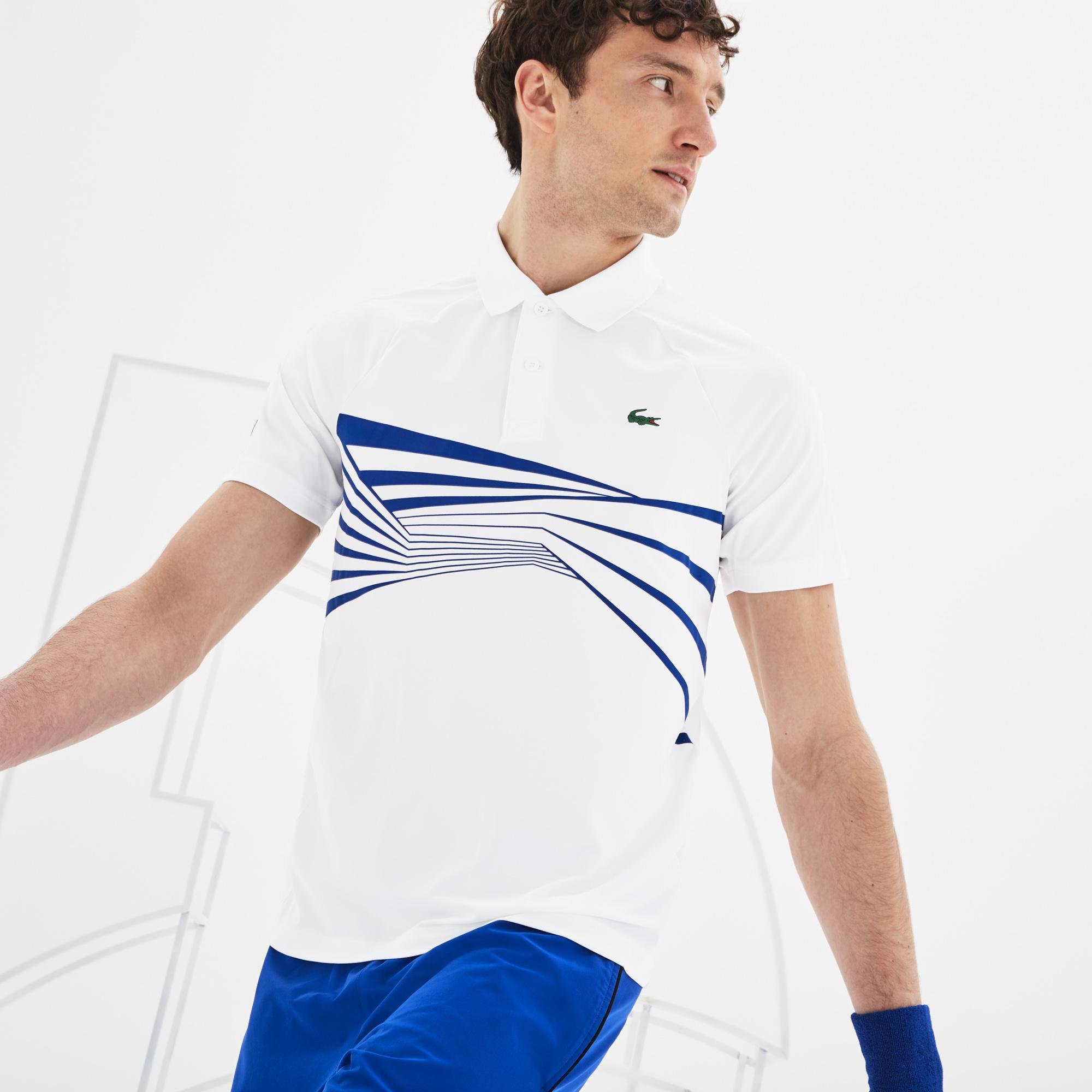 Lacoste Men's Sport Novak Djokovic Jersey Polo