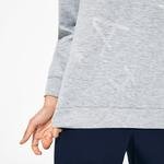 Lacoste Sport Women's Hooded Print Fleece Tennis Sweatshirt
