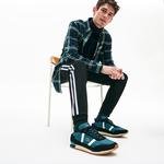 Lacoste Men’s Partner Retro Textile and Suede Sneakers