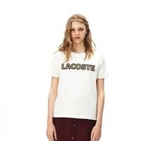 Lacoste Kadın Baskılı Gri T-Shirt70V