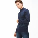 Lacoste Men's Recycled Cashmere Turtleneck Sweater