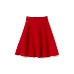 Lacoste Women's L!VE Milano Cotton A-Line Skirt
