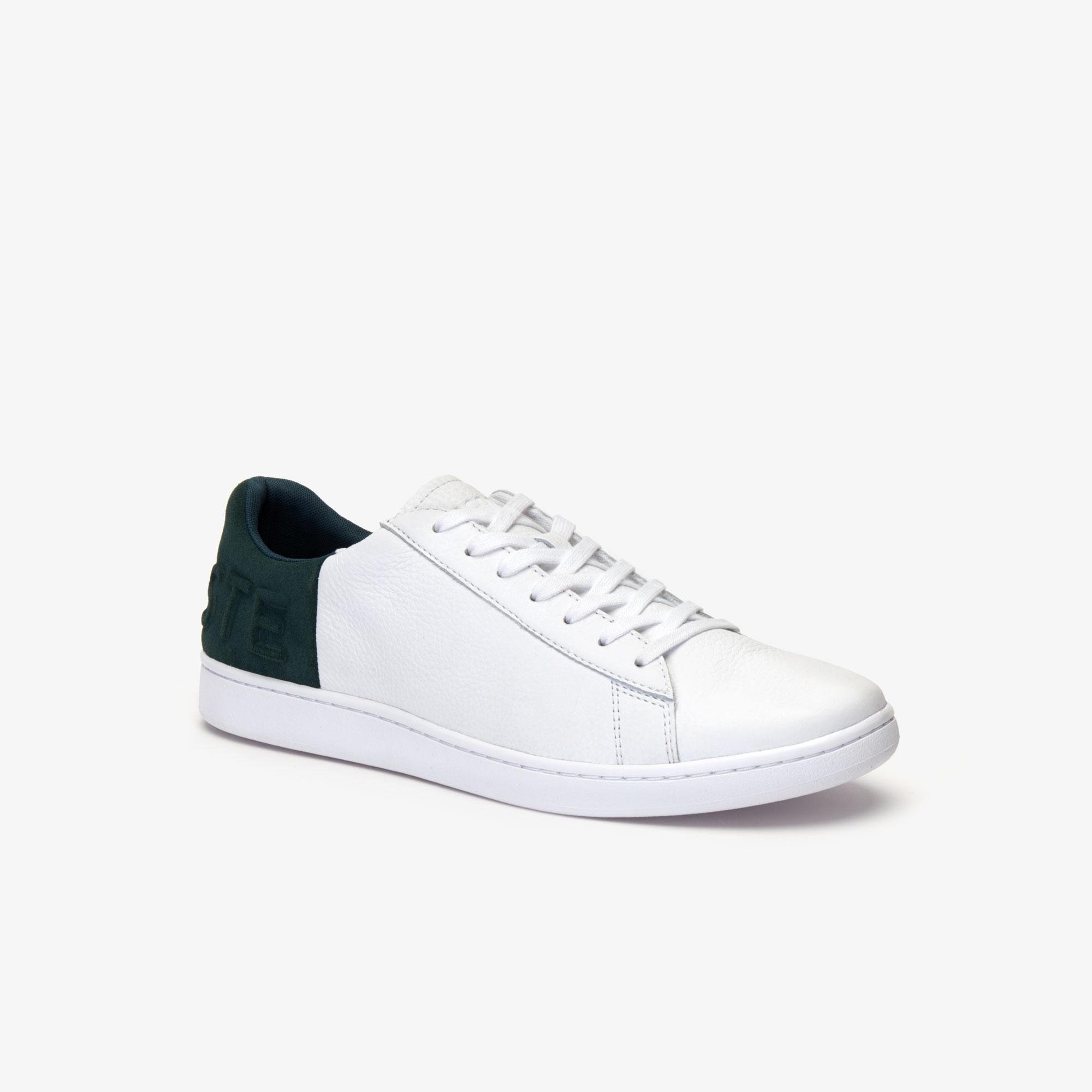 Lacoste Carnaby Evo 419 2 Sma Erkek Beyaz - Koyu Yeşil Sneaker