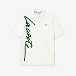 Lacoste L!VE Unisex Loose Fit Signature Cotton Piqué Polo Shirt
