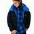 Lacoste L!VE Men's Print Lining Short Reversible Quilted JacketSiyah