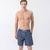 Lacoste Men's Long Cut Houndstooth Print Swimming Trunks525