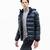 Lacoste Men's Water-Resistant Quilted Hooded Short Puffy JacketLacivert