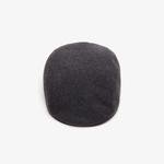 Lacoste Men's Wool Broadcloth Flat Cap