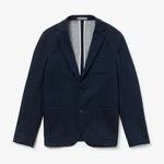 Lacoste Men's Stretch Cotton Jersey Piqué Blazer