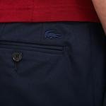 Lacoste Men's Slim Fit Gabardine Pleated Chino Pants