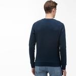 Lacoste Men's Round Neck Quilted Sweater