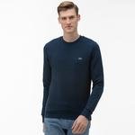 Lacoste Men's Round Neck Quilted Sweater