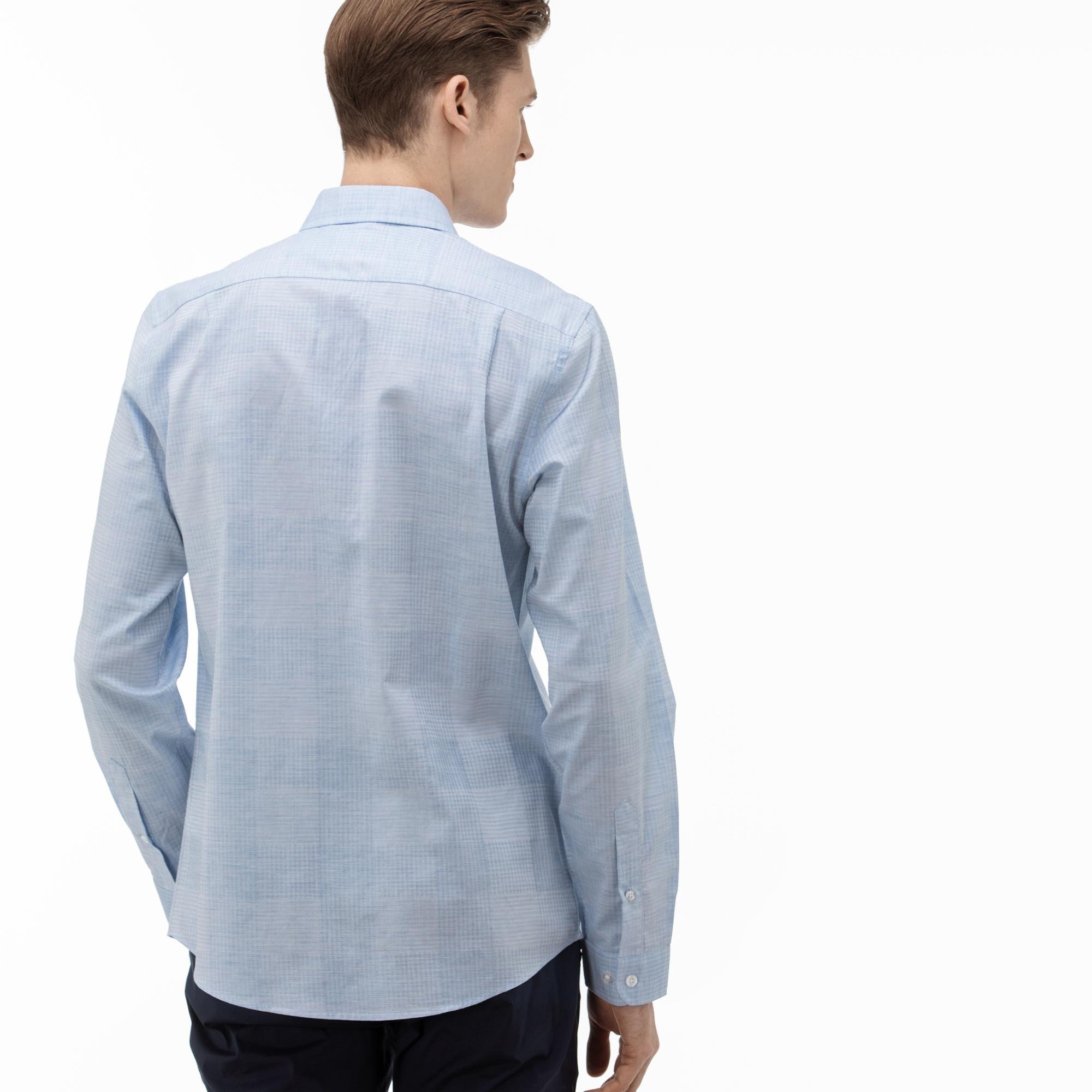 Lacoste košile mužský Slim Fit S límečkem zapínaným na knoflíky
