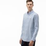 Lacoste Shirt Men's Slim Fit With a collar fastened with buttons