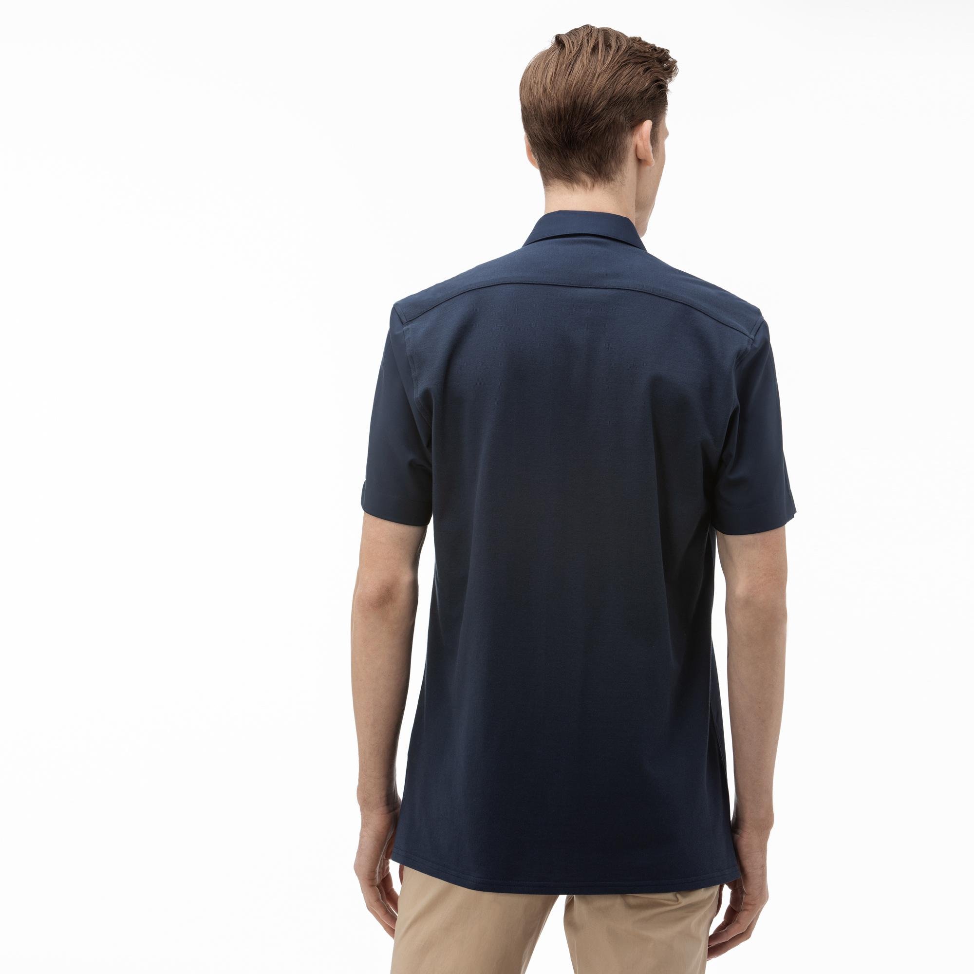 Lacoste  pánska košeľa slim Fit s krátkym rukávom