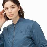 Lacoste Women's Stand-Up Collar Quilted Jacket