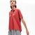Lacoste Women's Relaxed Fit Multi Croc Badge Flowing Piqué Polo ShirtPembe