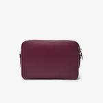 Lacoste Women's Chantaco Piqué Leather Square Shoulder Bag