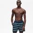 Lacoste Men's Striped Light Quick-Dry Swim ShortsLacivert