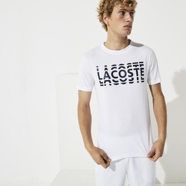 Lacoste mužský tričko s potiskem Vyrobeno ze směsi bavlny