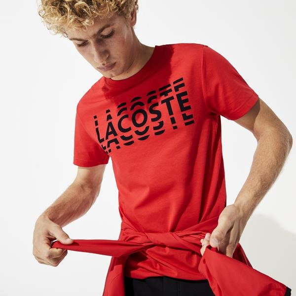 Lacoste Férfi T-Shirt  lenyomattal  A keverékből Baban pamut