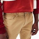 Lacoste Pánske elastické bavlnené nohavice Slim Fit s 5 vreckami 