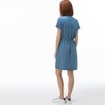 Lacoste  Dámske šaty Jeansowa s krátkym rukávom