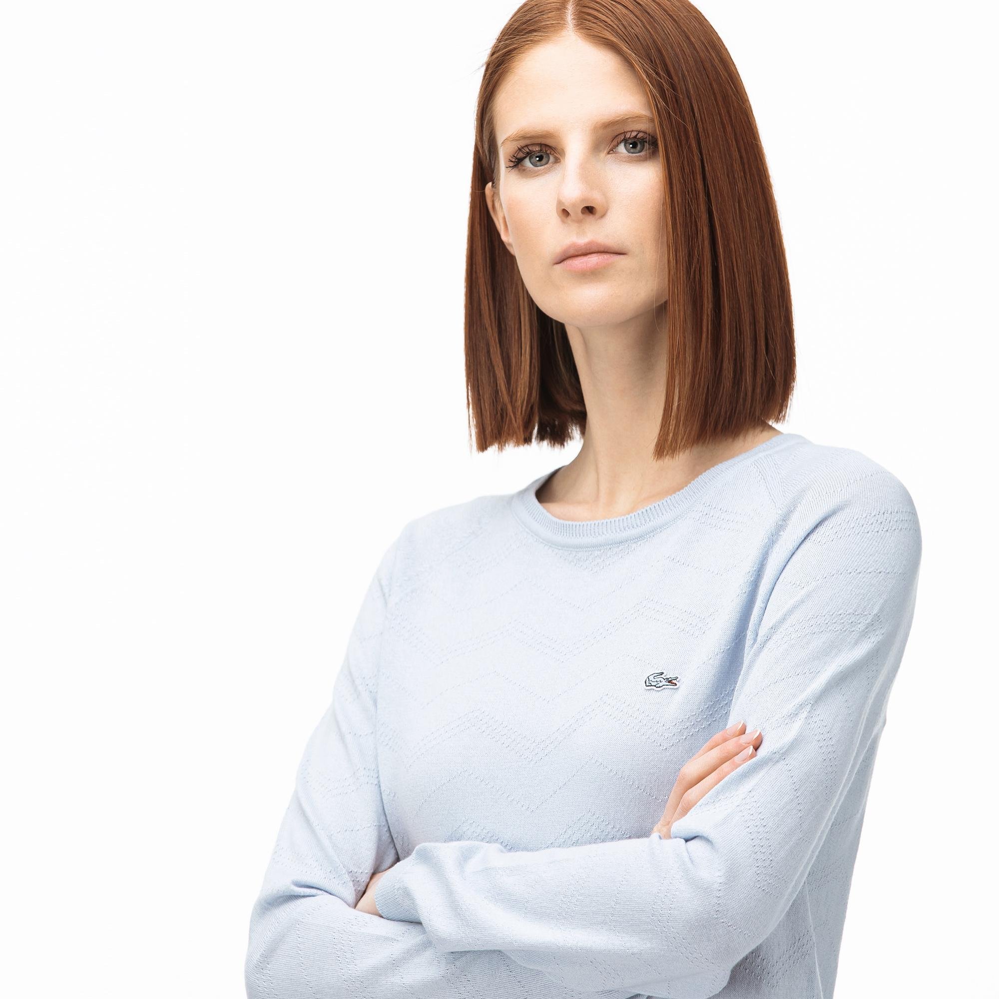Lacoste Women's Round Neck Tricot Sweater