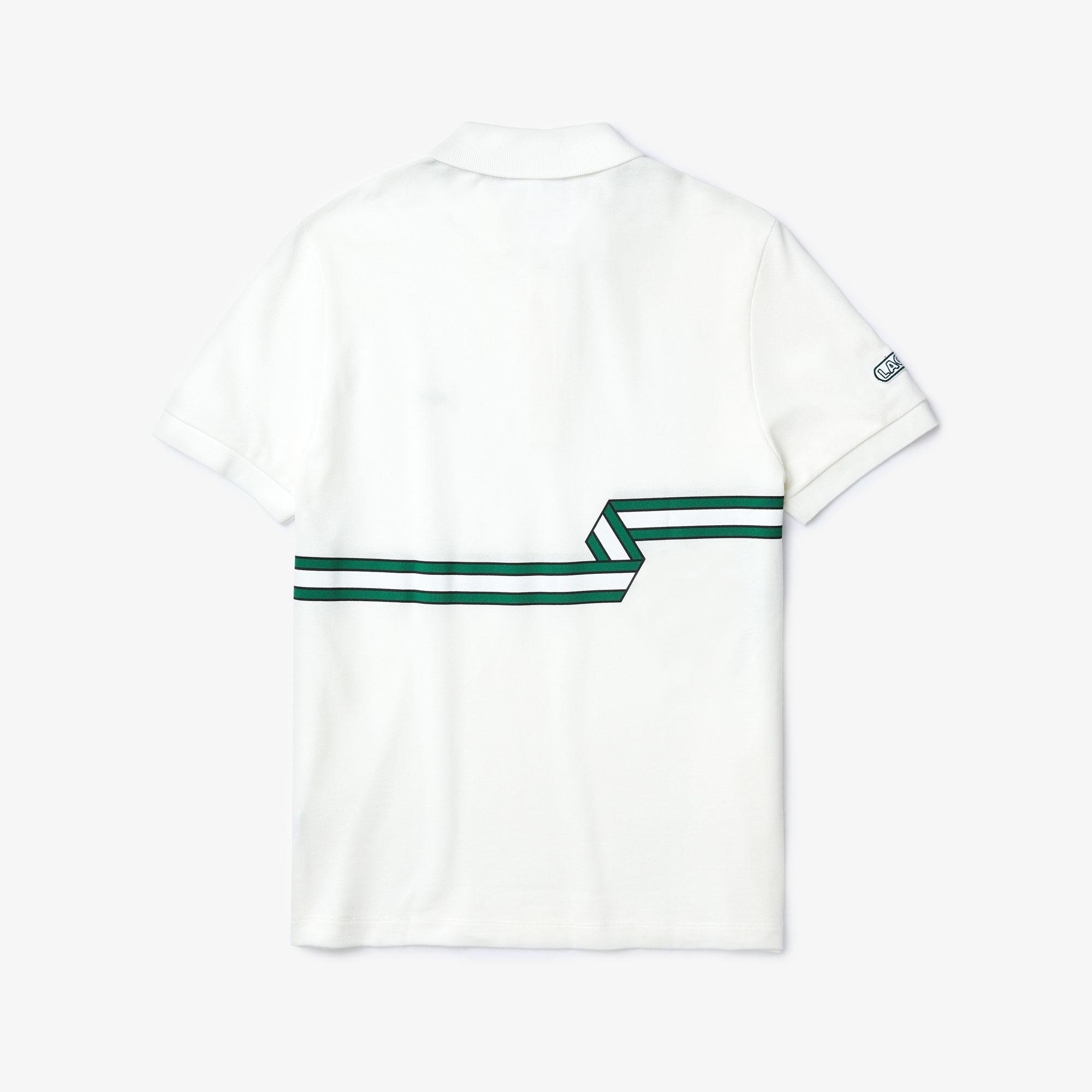 Lacoste Men's Stripe Print Polo Shirt
