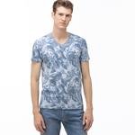 Lacoste Men's V-Neck Graphic T-Shirt
