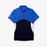 Lacoste Men's Sport Ultra-Dry Piqué Zip Tennis Polo Shirt