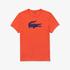 Lacoste Męski Sportowy T-Shirt Do Gry W Tenisa Z Dużym Nadrukiem Krokodyla Z Technicznego DżersejuRenkli