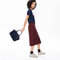 Lacoste Women's Daily Classic Gusseted Coated Piqué Canvas Tote021